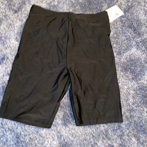 Black biker shorts from Forever 21-Tags attached